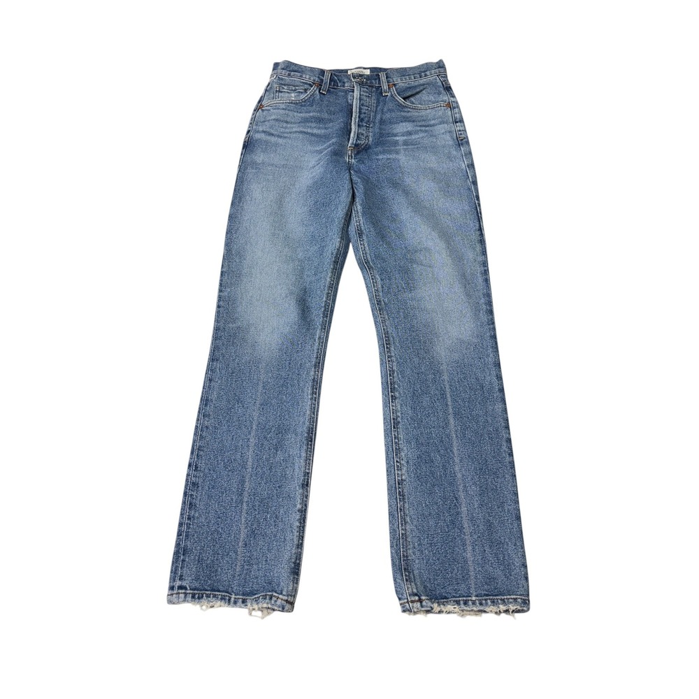 Citizens of Humanity Jolene High Rise Straight Leg Jeans Blue Womens 26X28